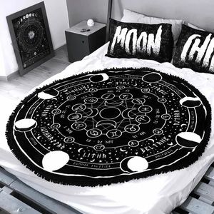 Killstar  Pagan Round Blanket